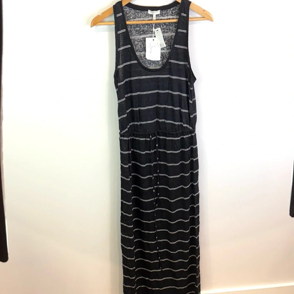 knee length dresses for ladies Ora Linen Blend Shirt Dress-Coffee